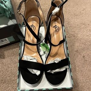 Chunky Heels for Women, Strappy Sandals for Women High Heel, 3 Inch Block Heels